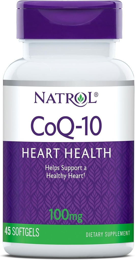 Natrol,CoQ-10软胶,心脏健康饮食补充,100毫克,45个