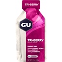 GU 能源原始体育营养 Gel 8-Count Vanilla Bean 和 8-Count Tri-Berry Bundle 配氨基酸和电解质
