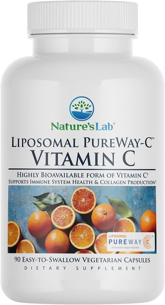 自然实验室 Liposomal PureWay-C®维生素C-支持免疫健康与凝胶生产*-90卡普尔
