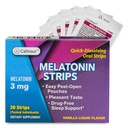30口服睡眠条 QQ快解 3mg Melatonin Street QQ 工作比Gummys快 放松的 napping 补充 QQ 超常睡眠援助促进更好的休息和眼睛健康