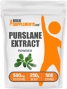 BulkSupplements.com Purslane Extract Powder - Portulaca Oleracea Extract, Purslane Supplements - from Purslane Herb, Gluten Free, 500mg per Serving, 250g (8.8 oz) (Pack of 1)