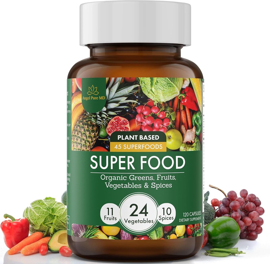 Super Greens and Reds Daily Fruits and Vegies 补编:USDA 有机超级食品 Greens 补编,Cruciferous 蔬菜卡普勒斯,成人能源蔬菜补充,豁免,Gut Health 120ct