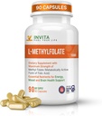 INVITA L-Methylfolate (15mg) - 专业强度活性甲基Folate - 5-MTHF 能量,Mood & Immune 支持 - 非转基因生物,Gluten Free,无填充器(15mg)