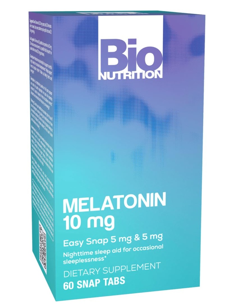 生物营养 Melatonin 10 Mg 片, 60 个