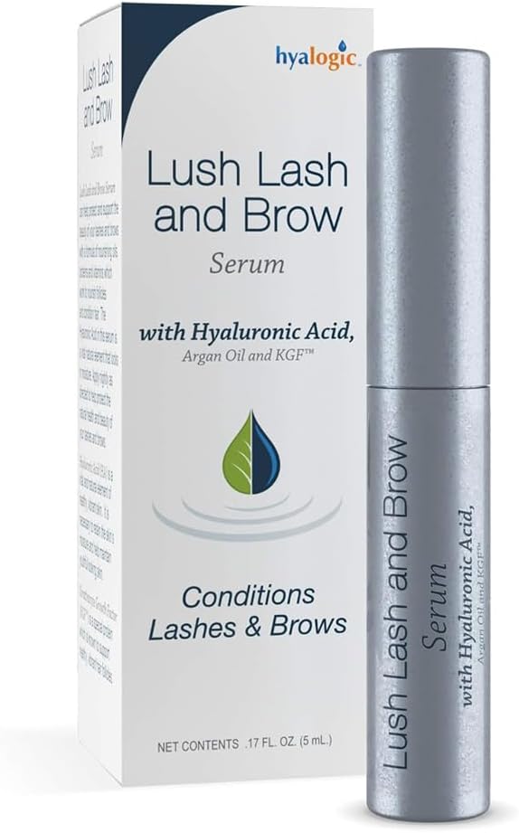 Hyalogic HA Lush Lash和含Hyaluronic酸的浏览液、Argan Oil和用于Lashes和浏览条件的KGFTM - 0.17 Ounce
