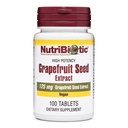 NutriBiotic – 葡萄果种子提取片125mg,100 Counter + Premium grade GSE 配有 Bioflavoids → Potent Imune 和 总体健康支持 → 容易吞 → Vegan, Gluten Free, 非 GMO