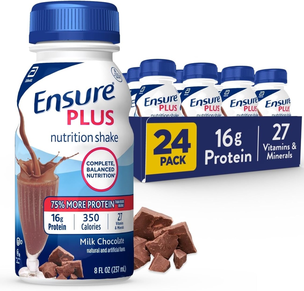 16克蛋白质、替代食品、巧克力牛奶、8Fl Oz(24袋)