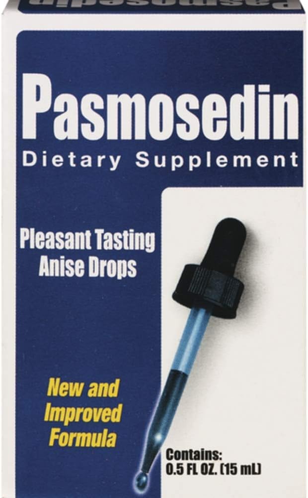 Pasmosedin 消化剂滴水,消化剂援助,帮助布洛丁和天然气 0.5 Fl Oz/Pack of 1
