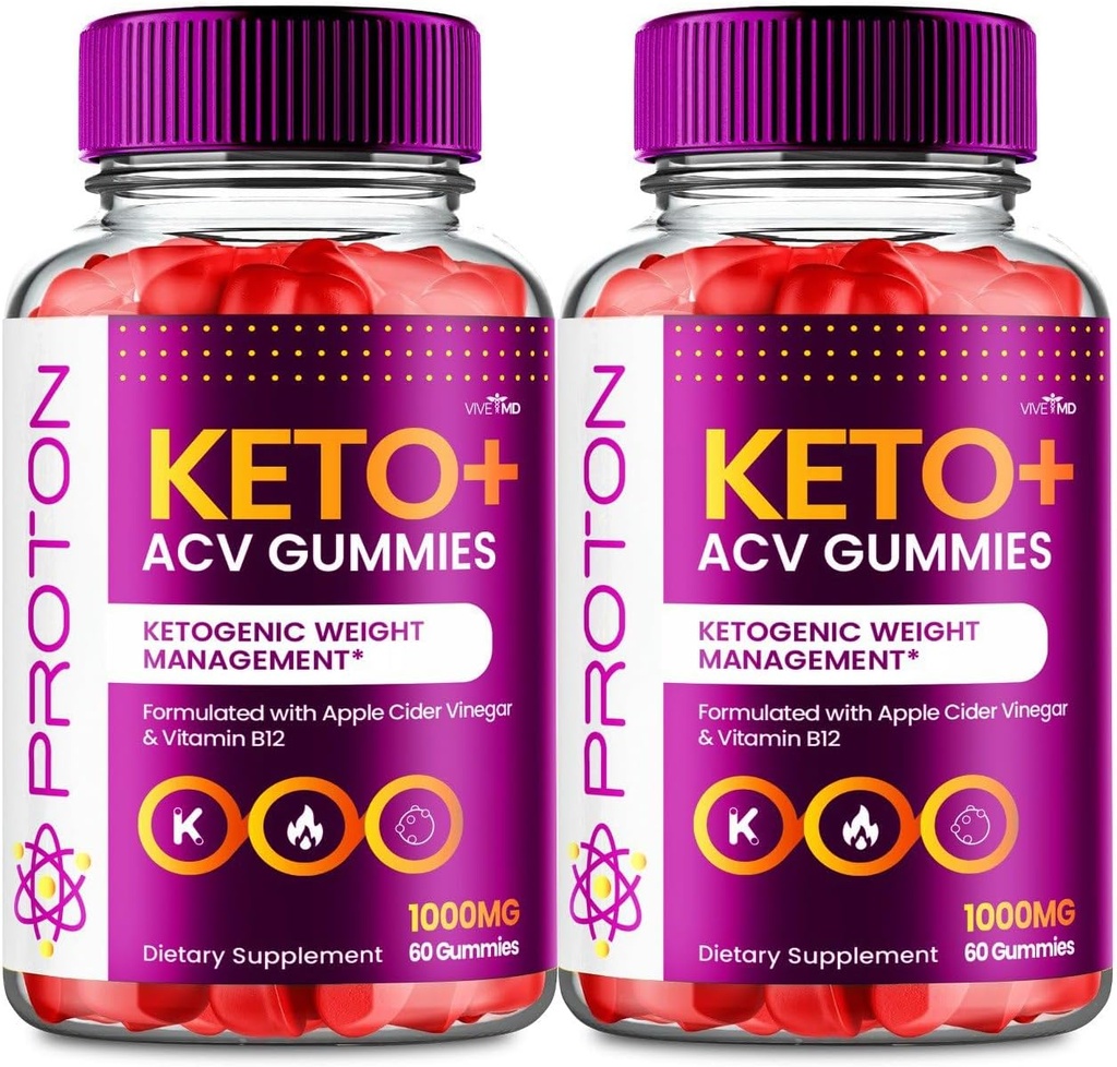 VVE MD 质子 Keto ACV Gummys 高级重量管理 Protein Keto ACV Gummys 质子 Keto Plus Gummys 配苹果苹果苹果苹果醋Vinegar Supple 1000mg,质子 Keto+ACV Gummys Reviews (2 Pack)