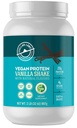 Stellar Labs Vegan蛋白粉 配有 BCAA 的 & 抗氧化剂 QQ 认证 低FODMAP , 非 GMOO , Gluten Free, Soy Free, Low Carb 配有 Stevia QQ Lean Plan Protein Powers shakes | Vanilla 配有 Stevia 植物基蛋白粉