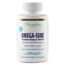 Paradise Herbs Omega-Sure, Omega-3 Communication, Premium Fish Oil, DHA, EPA, Vegan, NN GMO, Gluten Free, 60 维吉特软胶