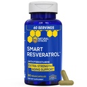 Resveratrol 补编 - 250mg Trans-Resveratrol & 10mg Trans-Pterostilbene - 抗氧化剂补编 200mg 红酒提取 - 额外力量老化支持 - 60 日本 Knotweed Capsules