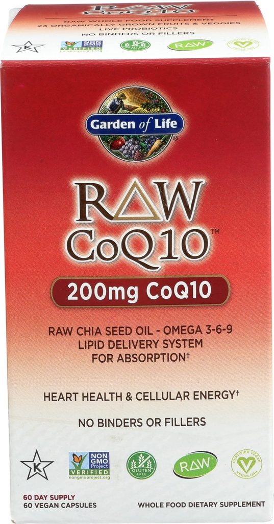 生活花园 Raw Coq10, 60 Ct