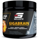 花岗岩营养 GigaBrain Nootropic Energy Powder – Cereboost, Alpha-GPC & ElevATP – 可持续能源和性能认知焦点补充 – 白桃, 30 服务