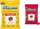 Ricola 原始天然草药 抑制性喉咙滴液 45滴液 自然抗咳 自然抗咳 自然苏打 救济和樱桃喉咙滴液 45滴液