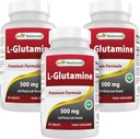 Best Naturals L-Glutamine 500mg, 250块平板电脑(250个计数(3包))