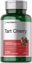 Horbäach Tart Cherry Capsules → 3600mg → 220 Pills → Non-GMO, Gluten Free → 传统草药补充品