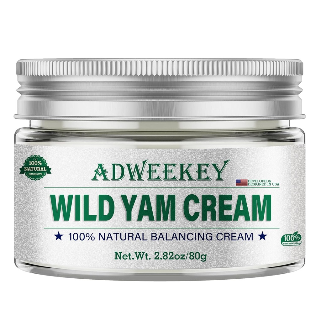 Wild Yam Cream for Hormone balance, Australia Skincare 专家与全球健康学者推荐处方 - 更年期与月经支持如热闪电,夜汗,不稳定的Mood