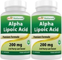 Best Naturals Alpha Lipoic Acid 200 Mg 120 Capsules (120 Counter (Pack of 2)) 最佳天然物 最佳天然物 最佳天然物 最佳天然物 最佳天然物