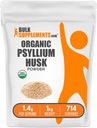 bulk Assupports.com 有机lium胡斯克粉 - 用于烤制的yl胡斯克粉 - 纤维补品 - Gluten Free,每服1.4g,1kg(2.2磅)(包1)