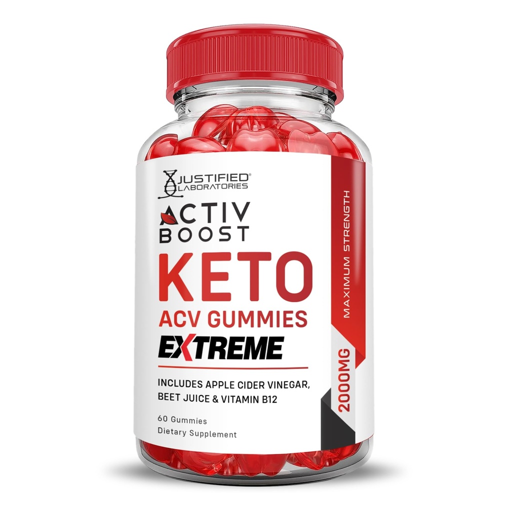 合理实验室 Activboost Keto Acv Gummys Extreme 2000MG Active Boost Keto Gummys 苹果苹果苹果酒 葡萄酒 Activ 与石榴甜菜 汁粉 B12 Vegan Non GMO 60 Gummys 共同设计.
