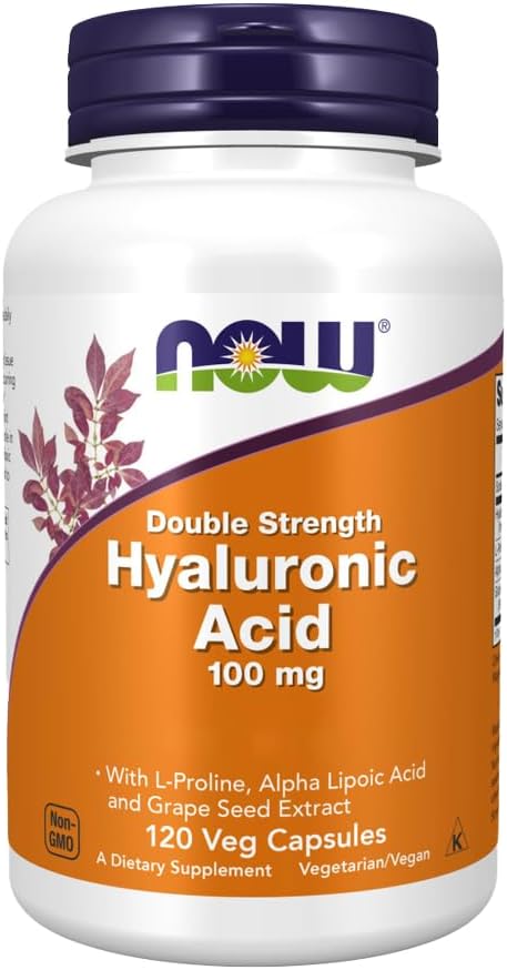现在 Hyaluronic Acid 100mg,120 Veg 卡普尔