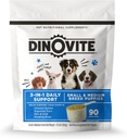 丁诺维特3 in 1 Puppies, Skin & Coat, 消化卫生和联合救济, 狗食品顶层, Salmon Oil, Glucosamine, 过敏救济和Itch救济皮肤护理, 90 services (Puppy)