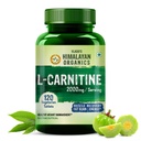 喜马拉雅有机物 L-Carnitine L-Tartrate 与绿色茶叶提取 2000 Mg → 健康体重管理 → 支持肌肉恢复,助力能量,耐力和脂肪燃烧 - 120 蔬菜片