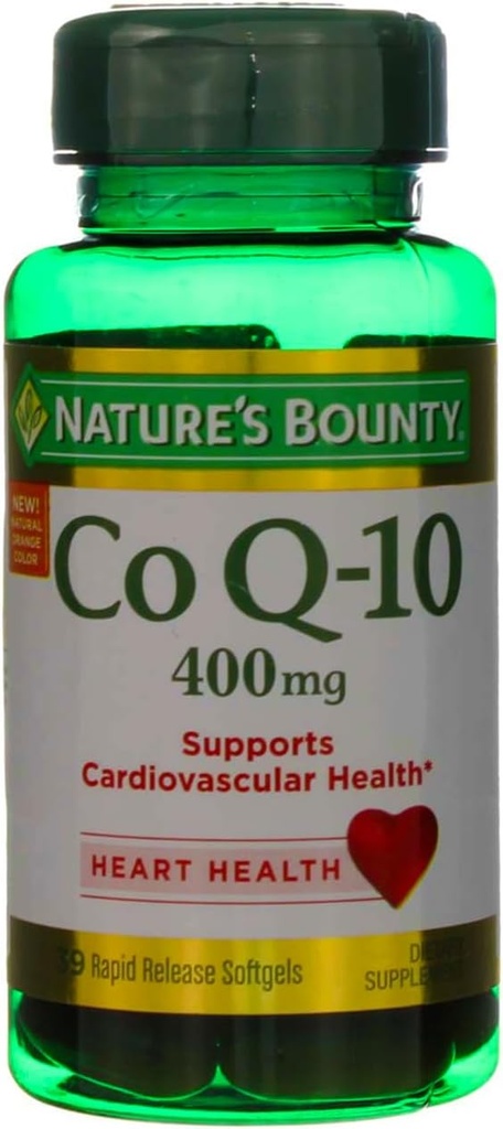 自然丰产心肌Q10,Co Q-10400 mg 软胶39 ea(包2)