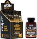 ONNIT Nootropic Stack - Alpha Brain Capsules (30ct) + Alpha Brain Instant - 天然桃仁(30ct)