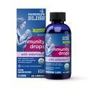 母亲的Bliss 有机婴儿长莓滴水,与维生素,先生素,锌和有机艾奇纳西亚的免疫支持,年龄4个月+,3Fl Oz(36个服务)
