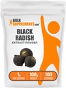 Bulk Assupports.com 黑拉迪什提取粉末 - 西班牙黑拉迪什补充剂 草药补充剂 - Vegan & Gluten Free, 每架服役1g, 100g (3.5 oz) (Pack of 1)