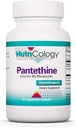 营养学 Pantethine 补充剂 - 维生素B5, Pantothenic Acid, 代谢支持, 肝脏支持, 心血管补充剂, Coenzyme A, 660mg 蔬菜卡普尔 - 60 Counter