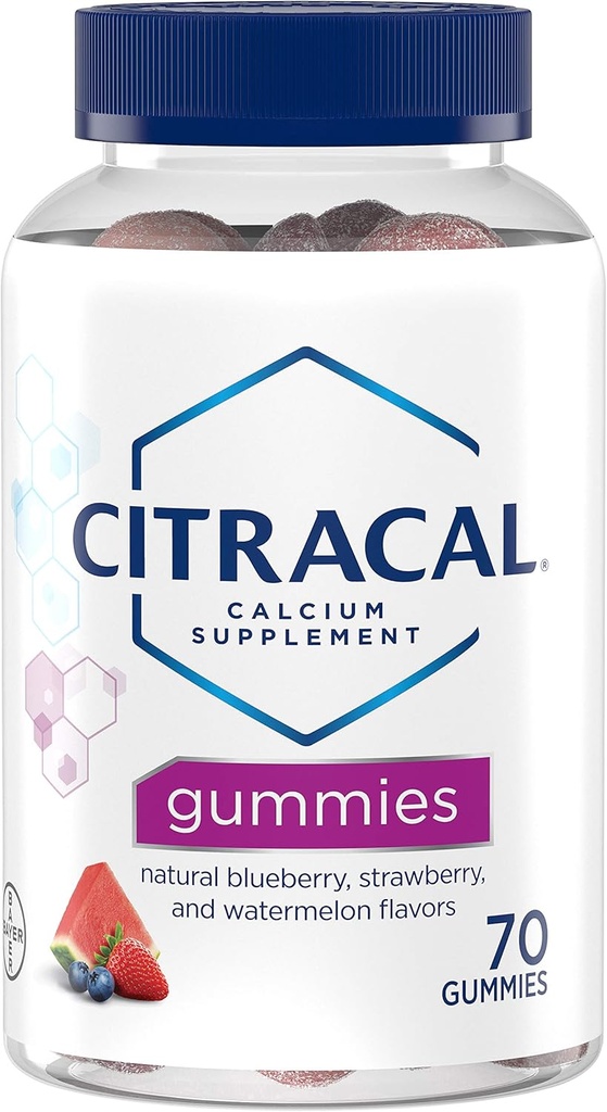 Citracal Calcium 补充 Gummys 70 ea (Pack of 5)