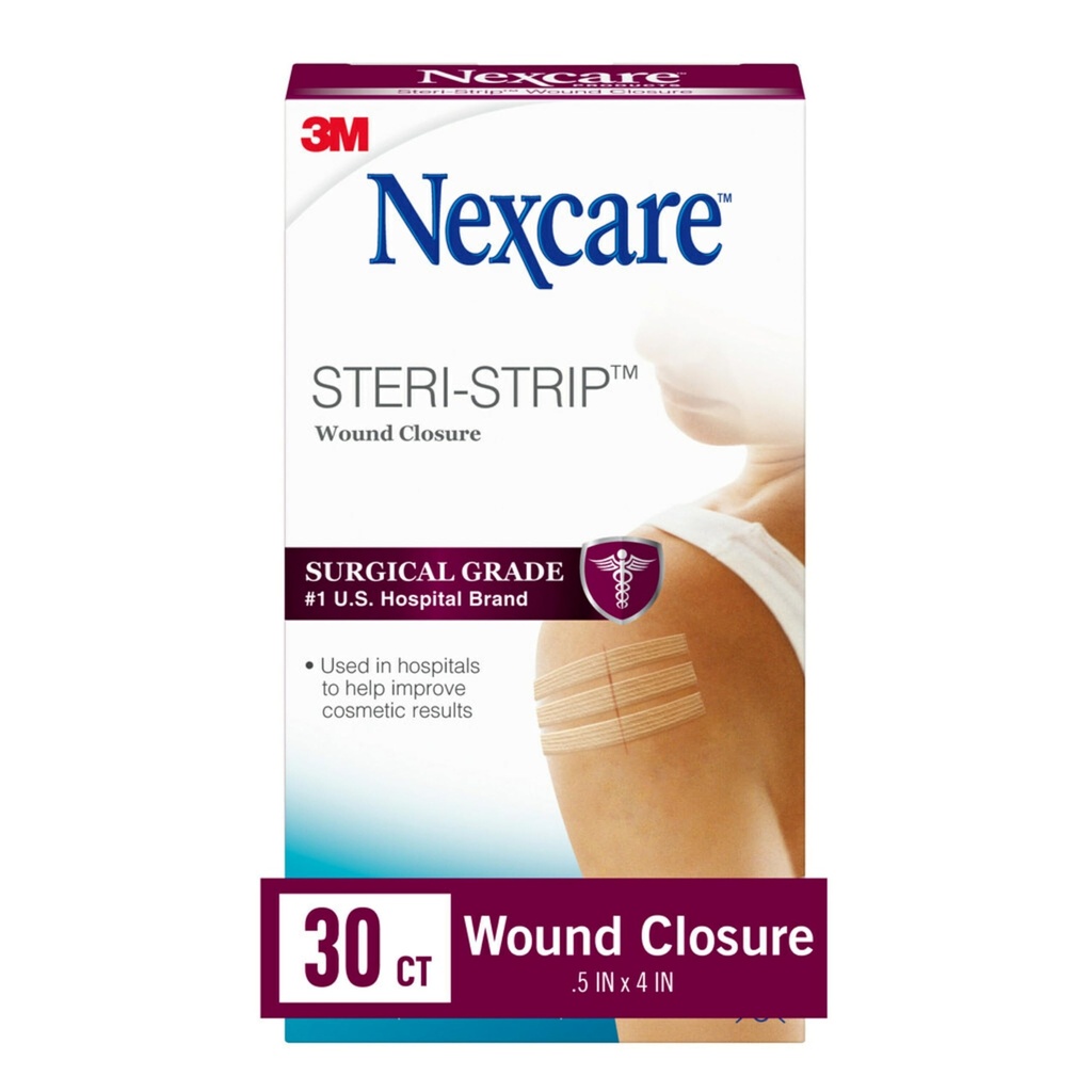 Nexcare Steri-Strip 伤口关闭,可呼吸带 坚固地关上小伤口, 紧紧紧地关上, 紧紧紧地紧紧地关上, 紧紧地紧紧地紧紧地关上, 紧紧地紧紧地关上, 紧紧地紧紧地关上。