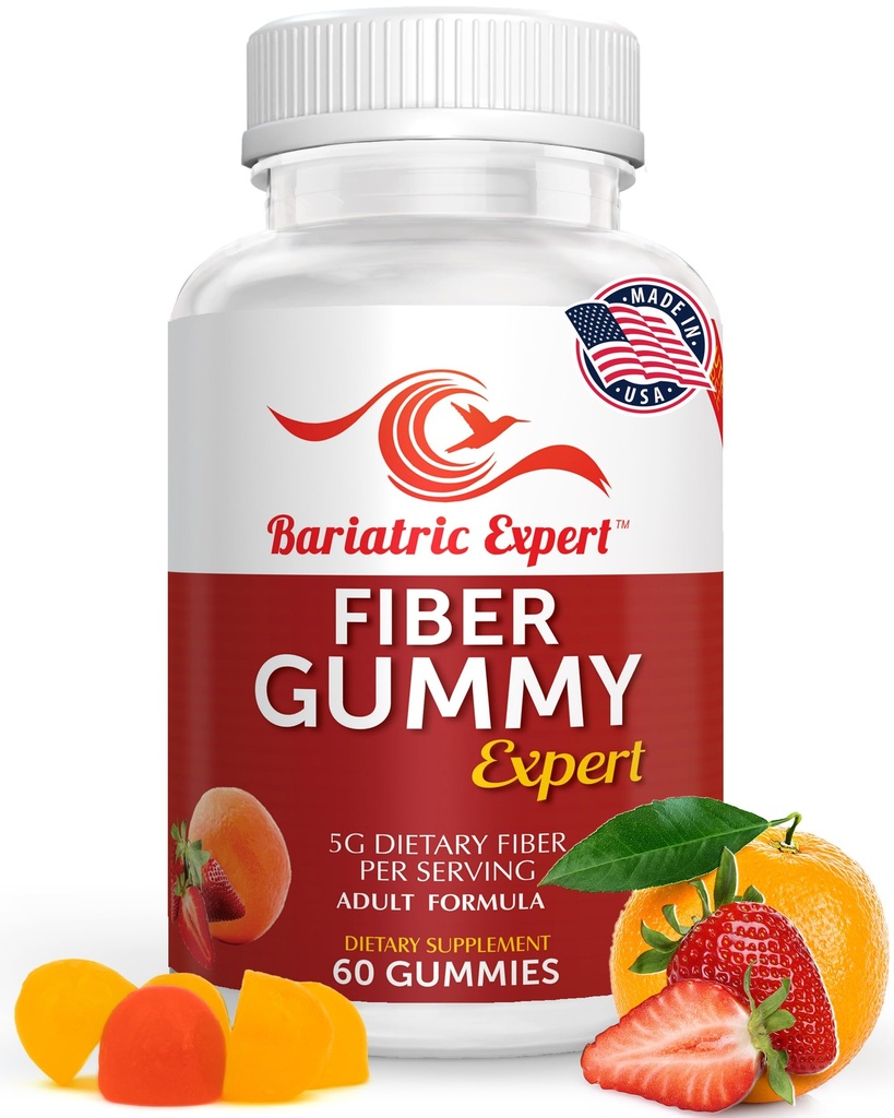 Bariatric专家Fiber Vitamin – 成人产后外科快速移动饮食补充,60 Counter