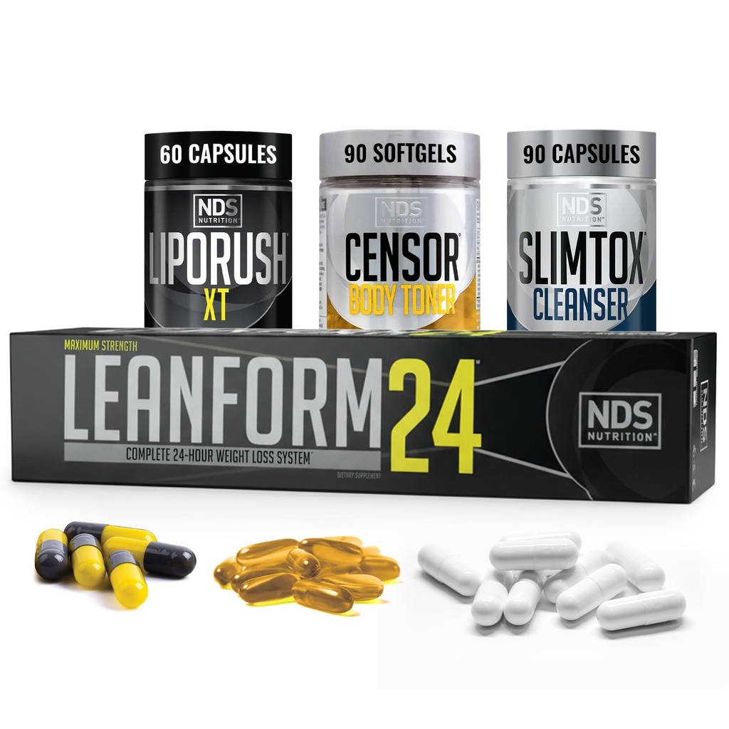 NDS 营养最大强度损失 -- -- 减少胃口和能量助推器 -- -- Glutamine、L-Carnitine和CLA(LipoRush XT 60 Capsules、Censor 90 Softgels和Slim-Tox 90 Capsules)