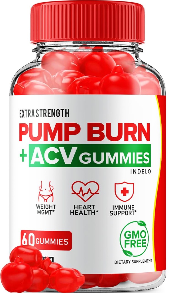 泵烧 Keto ACV Gummys - Keto 泵烧 Gummys审查, 泵烧 Keto + ACV Gummys 用于重量管理 B12 燃烧泵高级1000mg 公式 (1包 - 60古米)