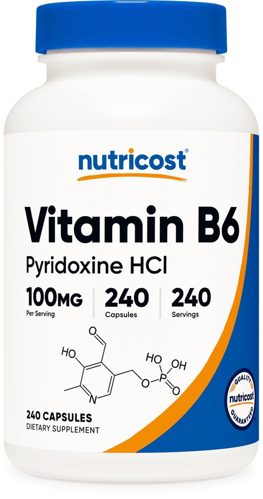营养成本 维生素B6(黄素HCl) 100毫克,240卡普尔