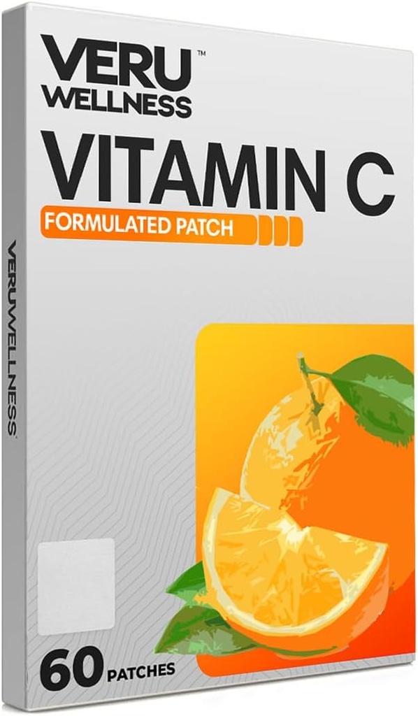 Veru Wellness Vitamin C Plus Daily Patch - 自我附着时间发布专题补丁,8-10小时(60天)