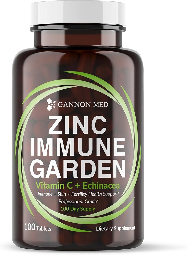 Echinacea 600mg/每块药片-豁免+皮肤+生殖健康矿物-Zinc Chelate Immune促进器