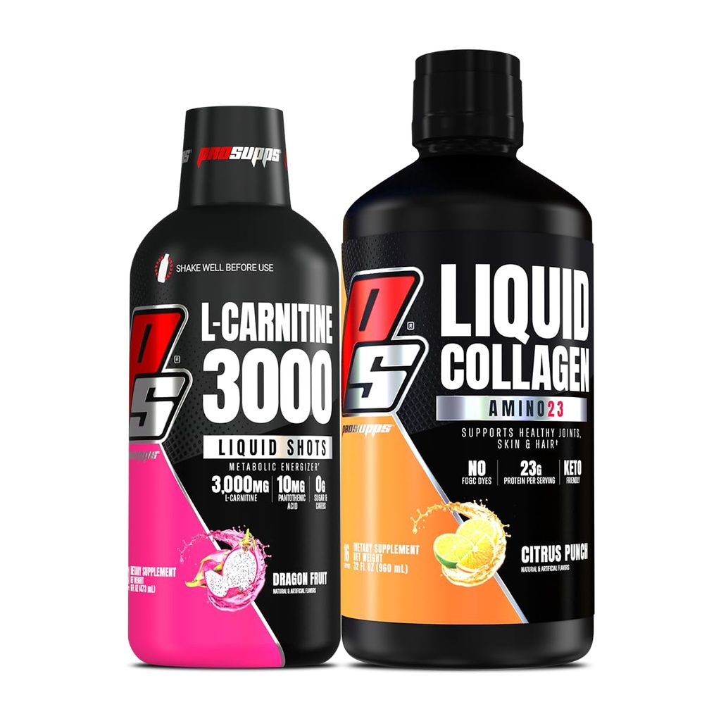 PROSUPS L-Carnitine 3000 无兴奋剂液体射击(Dragon水果)