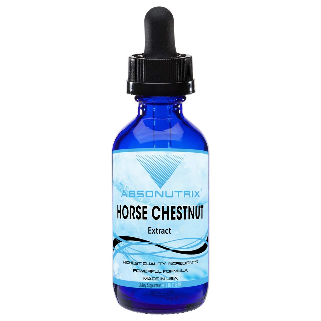 Absonutrix 马栗提取 550 mg 4 Oz Drops, 200 services, 帮助解毒,改善流通,第三方测试,一般健康支持,营养靴,美国制造