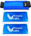 Kinetic Labs 的可重复使用的冰包包 - Gel 冰包包 - 伤害的冰包可重复使用(Large with Extra Gel Pack)