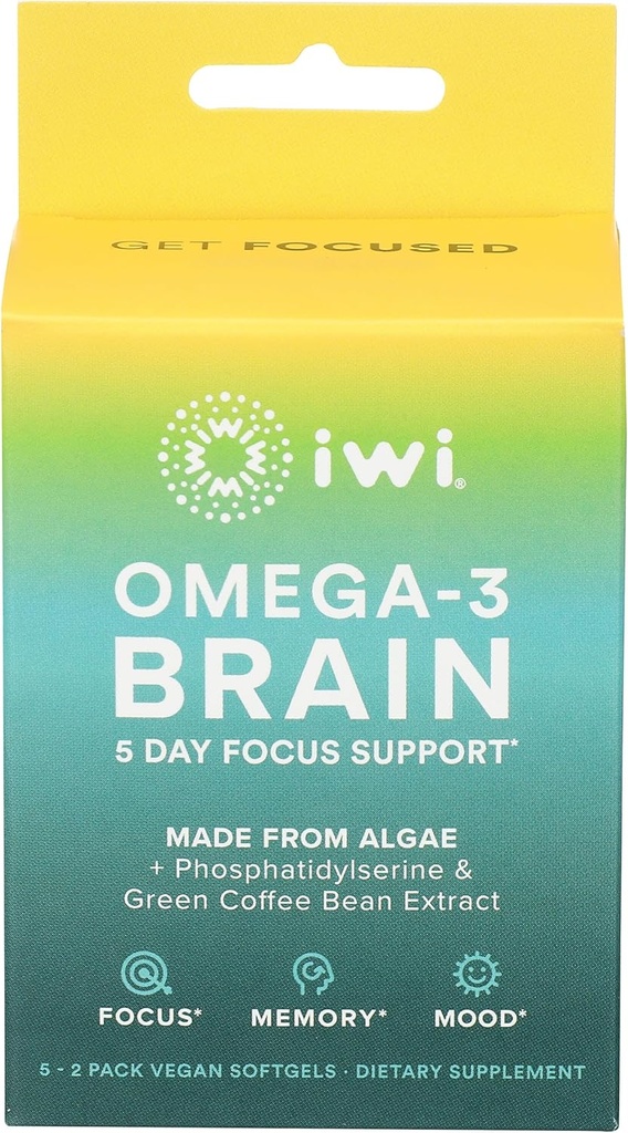 Iwi Omega 3 Brain 5日重点支助,10 Ct