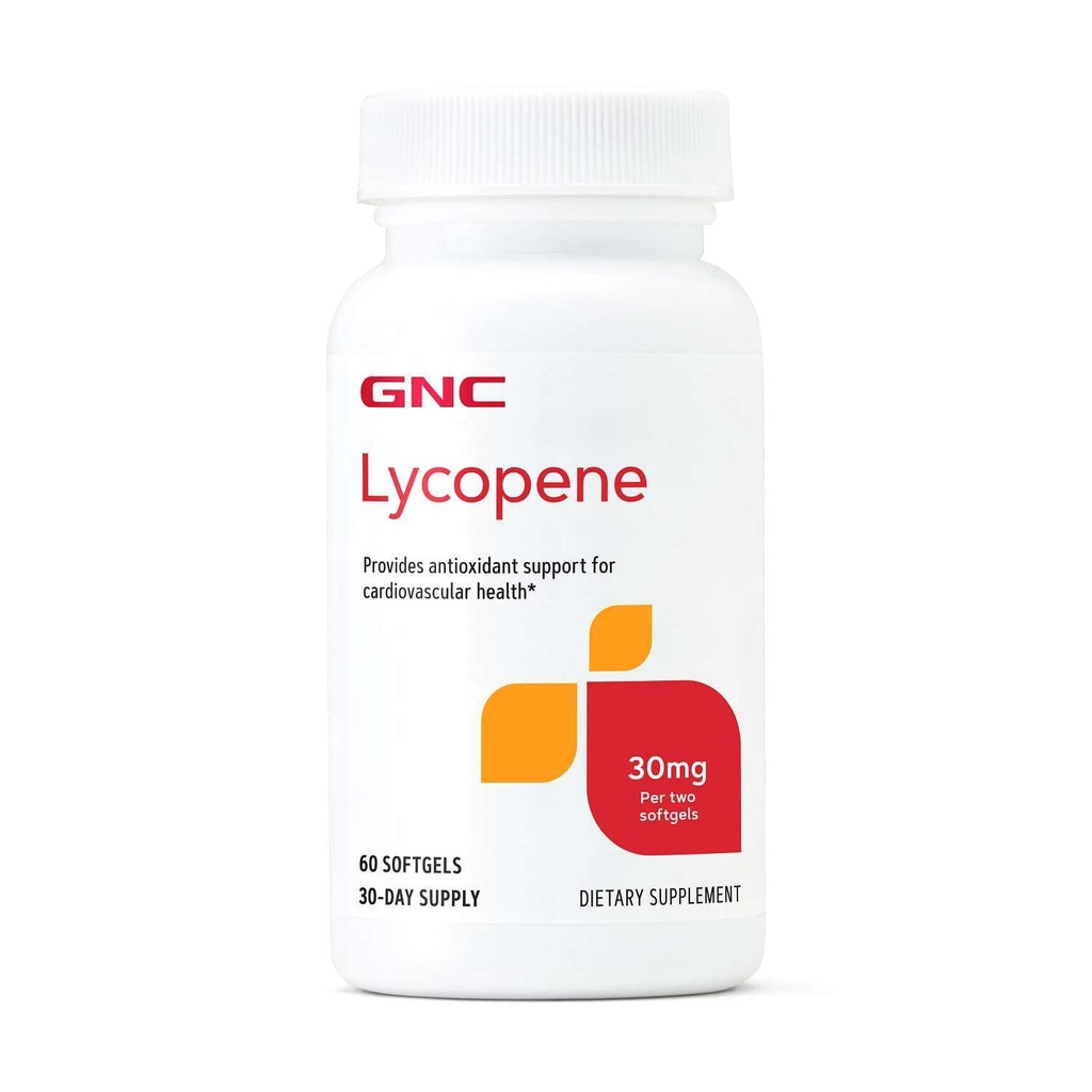 GNC Lycopene 30mg,为心血管健康提供支助,60软胶