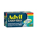Advil Liqui-Gels 迷你止痛剂和减热剂,治疗患有Ibuprofen 200毫克止痛剂的成年人的止痛药 -- -- 160个液体填充瓶