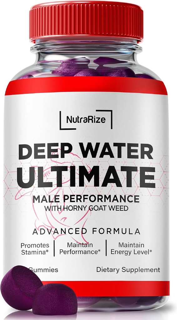 NutraRize 深水 极地雄性古米 - 官方深水雄性基本原理,Premium 深水 极地雄性古米,深水 极地雄性古米,性能評論(60 Gummys)