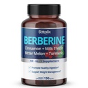 白百灵精(Premium Berberine)与锡兰锡桂,苦瓜,牛奶硝酸盐-150天供应(150 count (Pack of 1)).
