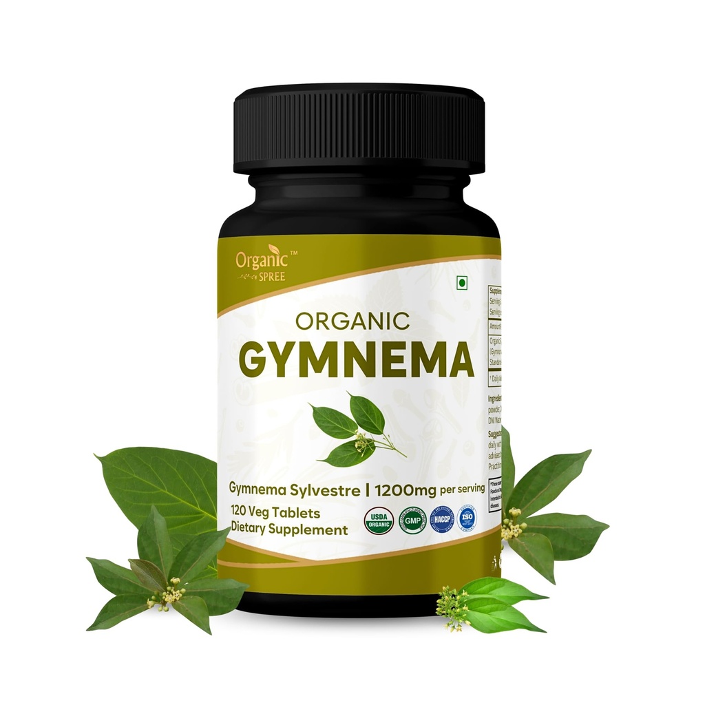 Gymnema 120 平板电脑 - USDA 有机Gymnema Sylvestre 补充